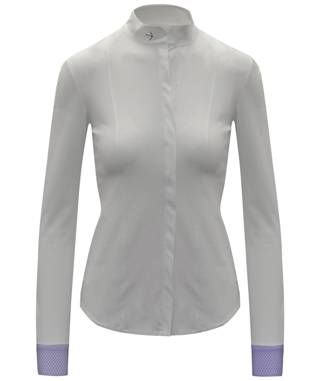 Turnierbluse "Janne" Cuff Salino Lilac Turnierbluse "Janne" Cuff Salino Lilac von Laguso