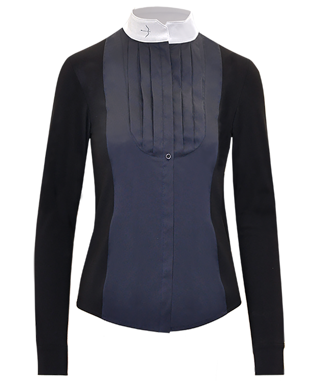 Turnierbluse "Laila" Blu Scuro Turnierbluse "Laila" Blu Scuro von Laguso