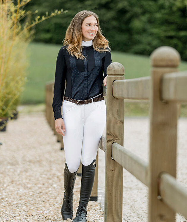 Turnierbluse "Laila Noir" Turnierbluse "Laila Noir" von Laguso