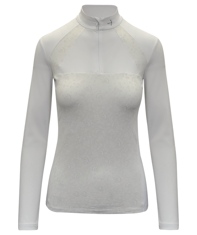 Turniershirt "Beverly" Minimal White Turniershirt "Beverly" Minimal White von Laguso