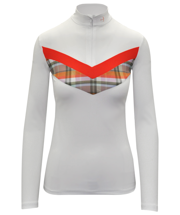 Turniershirt "Vivien" Check Turniershirt "Vivien" Check von Laguso