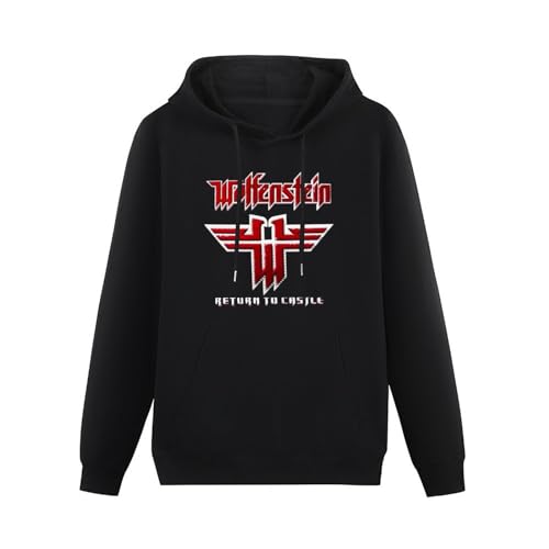 Lahe Wolfenstein Hoody Graphic Hoodie Printed Top for Mens Size XL von Lahe
