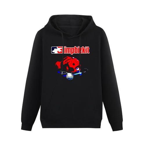 Limp Bizkit Men's Pullover Hoodie Sweater Sweatshirt Sweatershirt Long Sleeve Sportswear Black Size S von Lahe