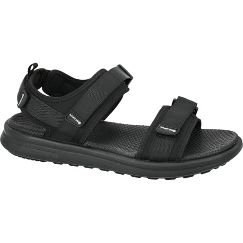 Lahti PRO Antirutsch-Sandalen aus Strick | Größe 43 | Schwarze Farbe | Klettverschluss von Lahti PRO