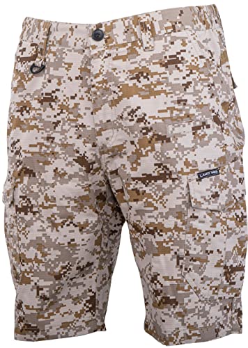 Lahti PRO Herren Cargo Herren-Arbeitsshorts Shorts | Größe: S | Farbe: Tarnung | Arbeitshose Sommer für Männer | Kurze Arbeitshosen | Hose aus Baumwolle | mit Werkzeug-Taschen von Lahti PRO