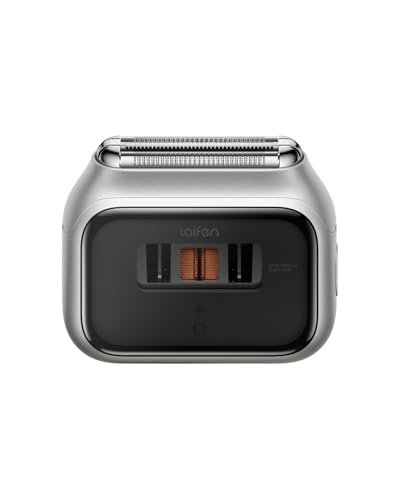 Laifen P3 Pro Rasierer Herren, Elektrorasierer mit Hochgeschwindigkeitsmotoren 12.000 Schnitte/min.*2, 100 Minuten Akkulaufzeit, Wasserdicht nach IPX7, Reisetauglich(Aluminiumlegierung) von Laifen