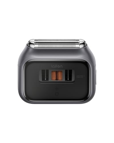 Laifen P3 Pro Rasierer Herren, Elektrorasierer mit Hochgeschwindigkeitsmotoren 12.000 Schnitte/min.*2, 100 Minuten Akkulaufzeit, Wasserdicht nach IPX7(Space Graue) von Laifen