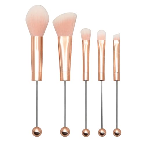 Laikoutd 1 Oder 5pieces/Set Perlenpinsel Mit Metallgriff Blusher Pinsel/lose Pulverpinsel/Lidschatten Augenbrauenpinsel Abgewinkelte Lidschattenpinsel Für Und Mischung von Laikoutd