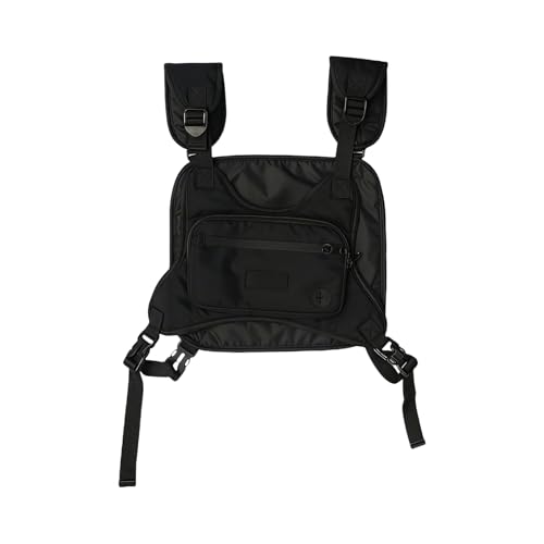 2. Männer Frauen Outdoor Sport Brustbeutel Wasserresistente Laufpack Mit Telefonhalter Und Zusätzlicher Aufbewahrung Für Fitnessstudio Reisen Freien Sport Vorne Weste Tasche von Laikoutd