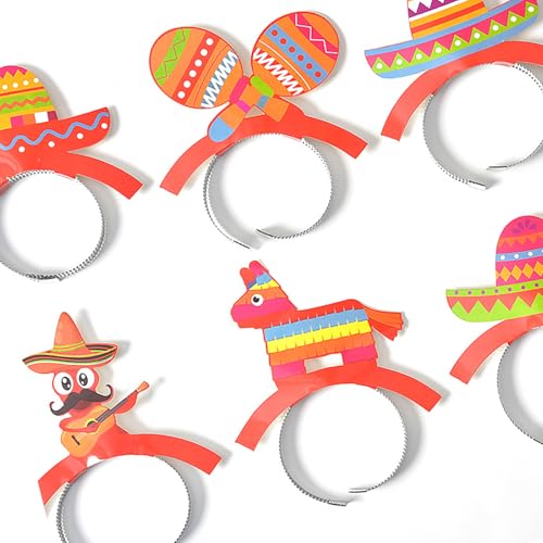 6 schöne Cartoon-Stirnbänder, weich, bequem, jugendliches Haar-Accessoire für verschiedene Frisuren und Anlässe 6 schöne Cartoon-Stirnbänder, weich, bequem, jugendliches Haar-Accessoire für verschiedene Frisuren und Anlässe von Laikoutd