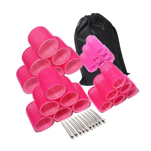 6pcs Haarrollen Kits Lockener Mit Großem Haarclip Haarstyling Accessoires Für Mühelos Hitzfreie Frisur von Laikoutd