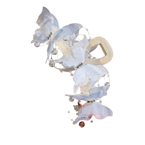 Acryl Schmetterlingshaarclip Für Weibliche Netzkiefer Clip Casual Wear Kopfbedeckung Elegantes Hochzeitshaargriff Süßes Haar Ornament von Laikoutd