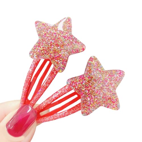 Adorkable Star Glitzernder Haarclip Für Mädchen Kid Star Barrettes Glitzernden Handgefertigten Haarnadeln Schöne Haarnadeln von Laikoutd