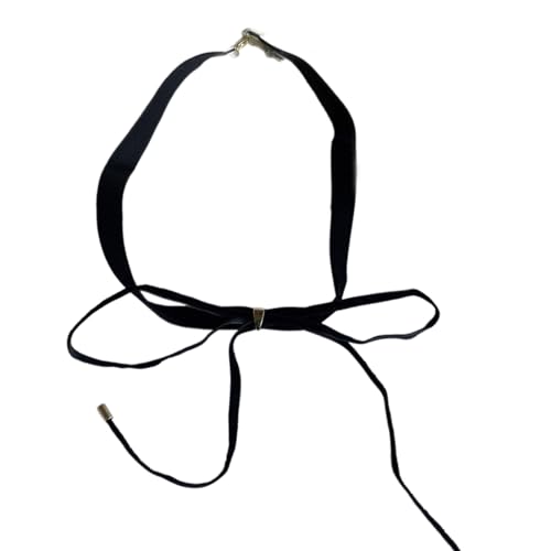 Anspruchsvolle große Schleifen-Choker-Halskette, anmutige, samtige Kette, auffälliges Schlüsselbein-Kette, Accessoire, minimalistischer Schleifen-Anhänger, Halskette für Damen Anspruchsvolle große Schleifen-Choker-Halskette, anmutige, samtige Kette, auffälliges Schlüsselbein-Kette, Accessoire, minimalistischer Schleifen-Anhänger, Halskette für Damen von Laikoutd