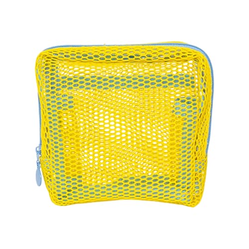 Atmungsaktive Meshes Kosmetikbeutel Kompakte Reiseberätiger Tragbare Make Up Taschen Mit Reißverschluss Quadratischer Kleinmänner Beutel Reisekosmetikbeutel Reisebeutel von Laikoutd