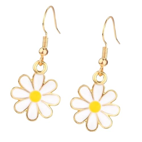 Blumen Inspirierte Tropfenohrringe Für Frauen Leichtgewichtiger Legierungsschmuck Mit Öl Tropftechniken Eaveled Ohr Accessoires Leichte Modeohrringe von Laikoutd