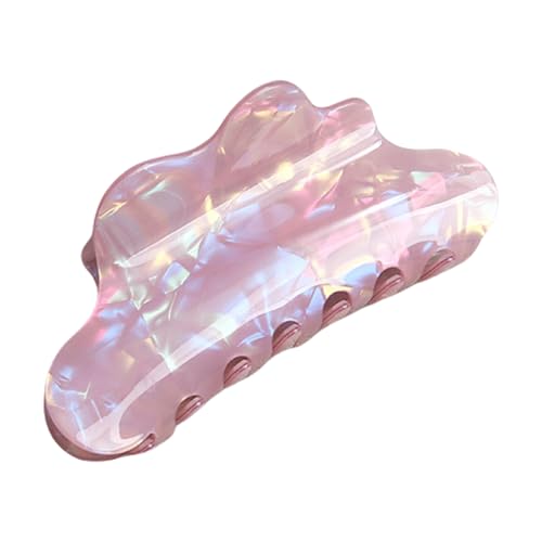 Bunte Haarklaue Starker Sicherer Haarclip Für Frauen Schimmernde Farbe Haar Bananenclip Für Pferdeschwanz Haarstyling Werkzeug von Laikoutd