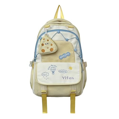 Casual Book Bag Mit Münze Geldbeutel Großer Kapazität Student Reise Daypack Kontrastfarbe Rucksack Für Junior High Girls Teen Girls Rucksack Casual Book Bag Mit Münze Geldbeutel Großer Kapazität Student Reise Daypack Kontrastfarbe Rucksack Für Junior High Girls Teen Girls Rucksack von Laikoutd