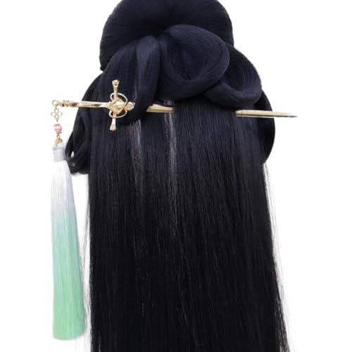 Einzigartige Haarspange mit zarten Quasten, luxuriöse Gold- oder Silber-Haarnadel mit Quasten-Details für besondere Anlässe Einzigartige Haarspange mit zarten Quasten, luxuriöse Gold- oder Silber-Haarnadel mit Quasten-Details für besondere Anlässe von Laikoutd