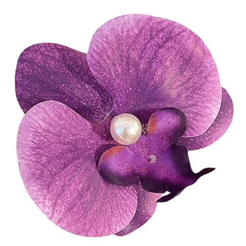 Elegante Blumen-Haarspange, einzigartige Haarspangen, große Phalaenopsis-Haarspange, Haarnadel für Hochzeiten und Partys Elegante Blumen-Haarspange, einzigartige Haarspangen, große Phalaenopsis-Haarspange, Haarnadel für Hochzeiten und Partys von Laikoutd