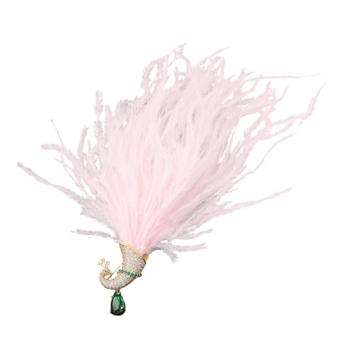 Elegante Pfauen Gefiederte Schmuck Brosche Mit Sicherheitsverschluss Designs Für Kleiderschichten Schals Pfauen Federn von Laikoutd
