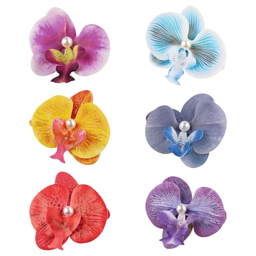 Elegante Plumeria Hair Accessoires 6pcs Stoff Blumenhaarclip Für Frauen Urlaub Outfit Hochzeit Frisur Dekoration Elegante Plumeria Hair Accessoires 6pcs Stoff Blumenhaarclip Für Frauen Urlaub Outfit Hochzeit Frisur Dekoration von Laikoutd