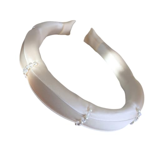 Elegante Stirnbänder Für Frauen Zarte Perlen Haarband Party Kopfbedeckungshaarstück Für Brautfeiern Gäste Und Tägliche Verwendung von Laikoutd