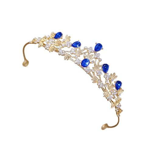 Elegante Strasssteine ​​Kristallprinzessin Kronenlegungslegierung Textur Geeignet Für Hochzeiten Partys Fotoshootings Haarzubehör Vintage Inspirierte Strasshaarschmuck von Laikoutd