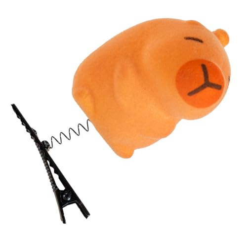 Flache Haarspange, Haarspangen, Tier-Kopfbedeckung, Strauß-Clip, Cartoon-Capybaras, Haarspange, Foto-Requisiten von Laikoutd