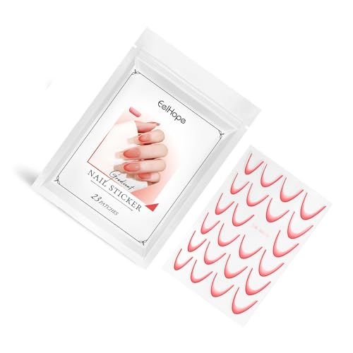 Französische Nägelaufkleber Einfach Auftragen Und Entfernen Für Stilvolle Frauen Vielseitige Nägelzubehör Mode Nails Dekoration Vielseitige Nagel Mode von Laikoutd