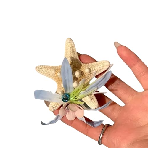 Haken Haarclip Mit Künstlichem Blumendesign Für Strand Hochzeitsfeier Haarzubehör Frauen Ferienhaardekore von Laikoutd