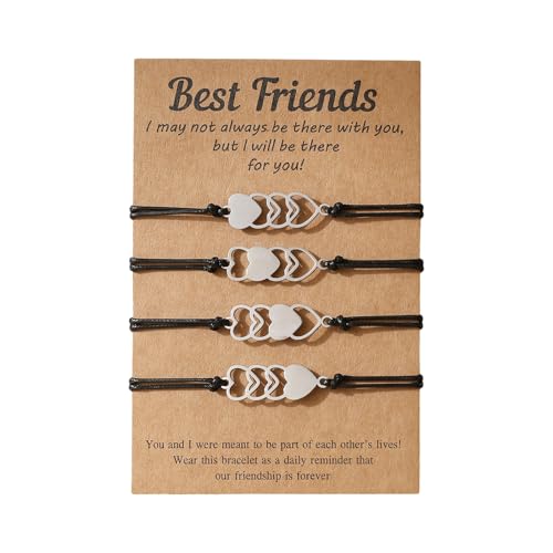 Laikoutd 1 Set handgefertigte Freundschaftsarmbänder Seil Armbänder Set verstellbare Baumwolle Fußkettchen Unisex für verschiedene Anlässe von Laikoutd