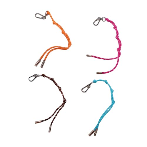 Laikoutd 4PCS Mode Key Adornment Einzigartige Schlüsselanhänge Tragbarer Schlüsselklamm Accessoires Für Tägliche Party Schlüsselhalter Geeignet von Laikoutd