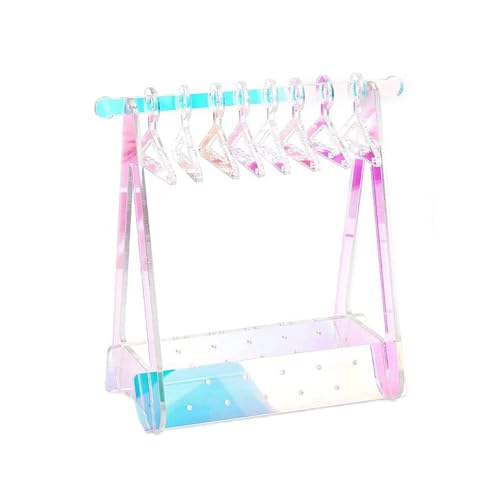 Laikoutd Acryl Ohrringhalter Rack Mit Hangers Juwely Display Ständer Ohrstock Tabletop Aufbewahrung Für Frauen Mädchen Acrylohrringhalter Multifunktional Schmuck Showcase Langlebiger Schmuck von Laikoutd