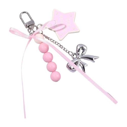 Laikoutd Bows Schlüsselbeutel Zauber Für Frauen Geldbeutel Handtasche Rucksack Pendellautos Keyring Ästhetischer Schlüsselanhänger Anhänger von Laikoutd