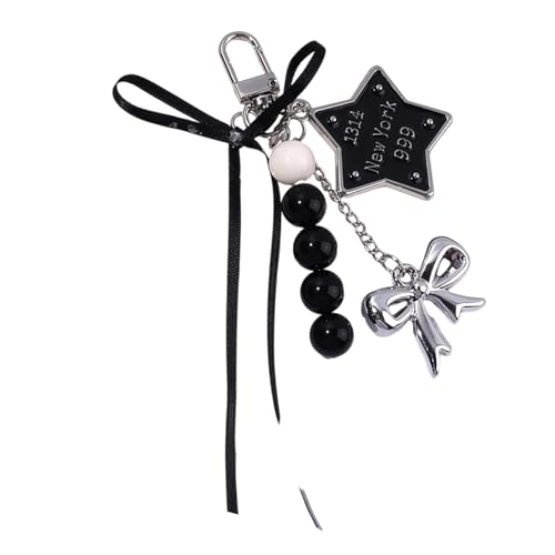 Laikoutd Bows Schlüsselbeutel Zauber Für Frauen Geldbeutel Handtasche Rucksack Pendellautos Keyring Ästhetischer Schlüsselanhänger Anhänger von Laikoutd