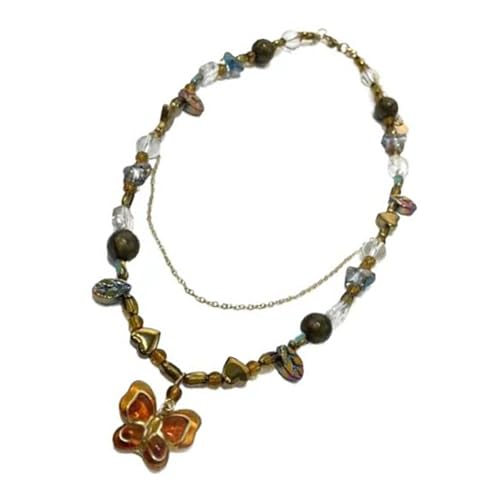 Laikoutd Bunte Doppelschicht Halskette Einstellbare Länge Schlüsselbeinkette Buntes Perlenneckketten Eleganter Frauen Accessoire Elegante Halskette Laikoutd Bunte Doppelschicht Halskette Einstellbare Länge Schlüsselbeinkette Buntes Perlenneckketten Eleganter Frauen Accessoire Elegante Halskette von Laikoutd