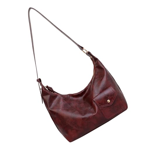 Laikoutd Crescents Umhängetasche Für Frauen Trendy Toted Geldbeutel Hoboes Handtaschen Clutches Crossbody Tasche Leder Achselhöhlen Geschenke Süße Hobos Toted Handtasche Clutches Tasche von Laikoutd