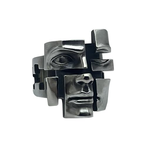 Laikoutd Einzigartige Maske Inspirierte Ringe Robuste Zinkfinger Fingerzubehör Juwely Einzigartiges Accessoire Perfekt Für Besondere Anlässe Trendy Unisex Maske von Laikoutd