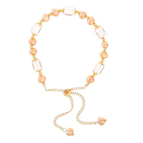 Laikoutd Elegante, stabile Imitationsperlen mit verstellbarer Kette, Dekoration für Damen und Mädchen, Kristalle für Frauen Laikoutd Elegante, stabile Imitationsperlen mit verstellbarer Kette, Dekoration für Damen und Mädchen, Kristalle für Frauen von Laikoutd