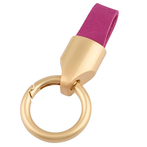 Laikoutd Fashion Leder Schlüsselbund Metallschlüsselkette Ringe Auto Schlüsselringhaltertasche Charme Geschenk Für Frauen Herren Antilost Schnallen Accessoire Großhandel Keychain von Laikoutd