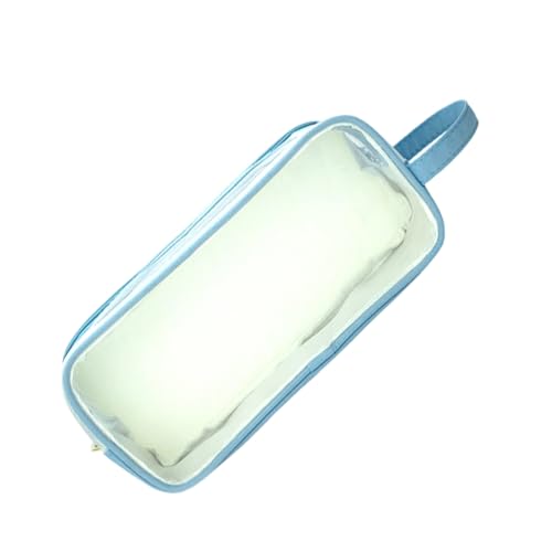 Laikoutd Hochkapazität Bleistiftschicht Transparenter Schulversorgungsfall Mit Tragbaren Marker Speicherfächern Clear Organizer Beutel von Laikoutd