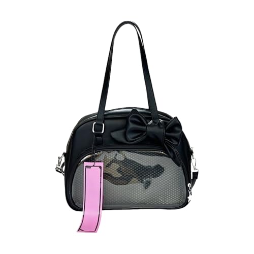 Laikoutd Japanische Stile Klare Crossbody Tasche Schöne Bögen Schulter Itabag PU Leder Für Mädchen Frauen Schöne Bögen Itabag Mode Schulter Japanische Stile Crossbody von Laikoutd
