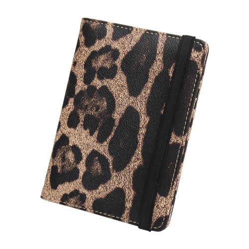 Leichte Blockierende Leopardenpassabdeckung PU Kartenhalter Bleiben Modisch Während Sie Ihre Reisedokumente Kartenhalter Brieftasche Für Frauen Sichern von Laikoutd