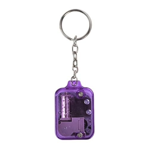 Laikoutd Miniatur Music Box Keychain Anhänger Elegantes Musikbox Schlüsselkette Mit Musikbeuteltation Dekoration Eine Bezaubernde Geschenkideen Office Accessoire Keychain von Laikoutd