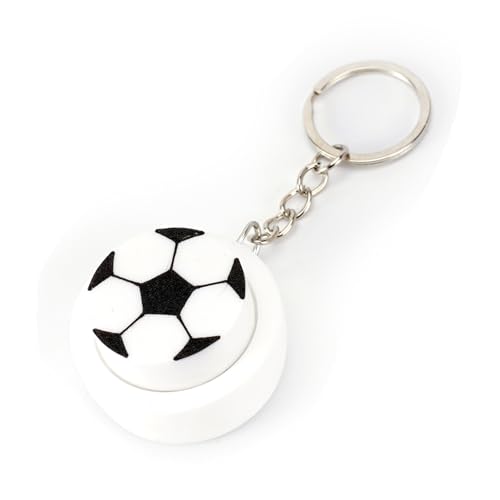 Laikoutd Mode 3D Gedruckte Sportround Schlüsselanhänger Einschließlich Basketball Baseball Fußball Tennis Zur Stressreduzierung von Laikoutd