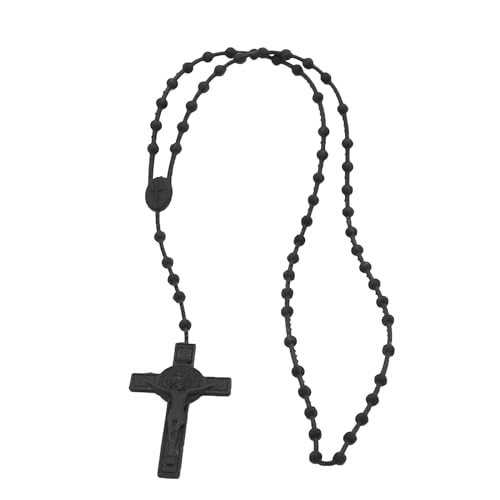 Laikoutd Mode Rosenkranzperlen Kreuz Anhänger Halskette Frauen Verknüpfung Kette Kunststoffmaterial Halskette Girl Religiöse Schmuckparty Geschenk Glühe Halskette Laikoutd Mode Rosenkranzperlen Kreuz Anhänger Halskette Frauen Verknüpfung Kette Kunststoffmaterial Halskette Girl Religiöse Schmuckparty Geschenk Glühe Halskette von Laikoutd