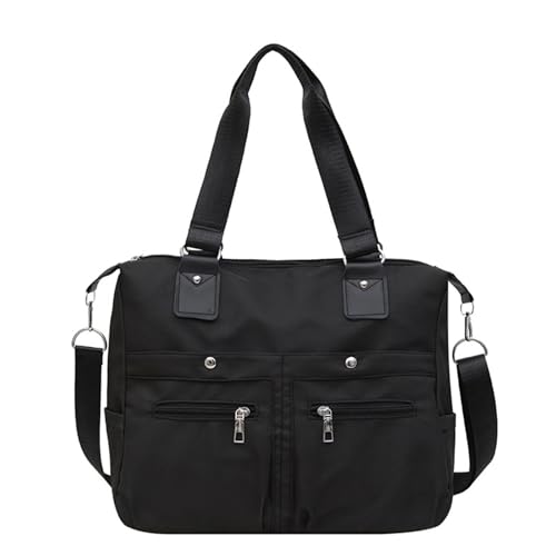 Laikoutd Nylon Laptop Einkaufstasche Mit Multipockets Damen Arbeitspunkt Crossbody Umhängetasche Für Lehrer Schulter Crossbody Handtasche Mit Multi Taschen von Laikoutd