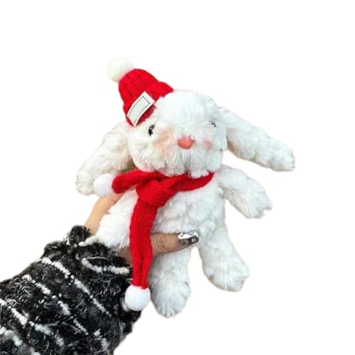 Laikoutd Schöner Kaninchenschlüsselring Tragbarer Beutel Anhänger Charme Für Frauen Ausgestopften Tierbären Schlüsselbund Anhänger Schmuck Zum Geldbeutel Key Daily Life Keychain von Laikoutd