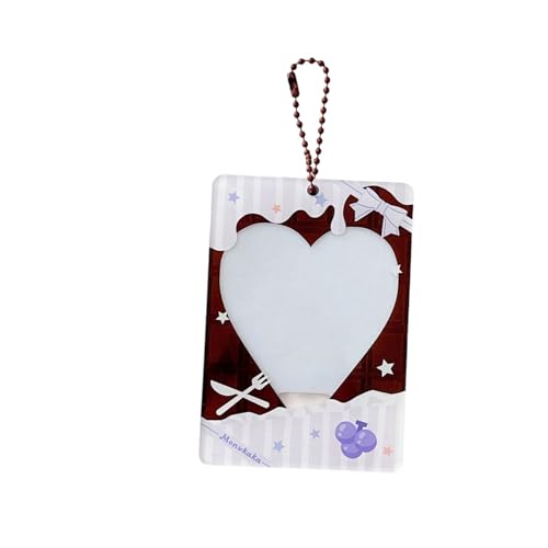 Laikoutd Schokoladenschokoladeninspirierte Kartenkoffer Compact 3inch Speicher Mit Abnehmbarem Schlüsselbund Für Zubehör Tragbare Kompaktkartenhalter Für Sammlerstücke von Laikoutd